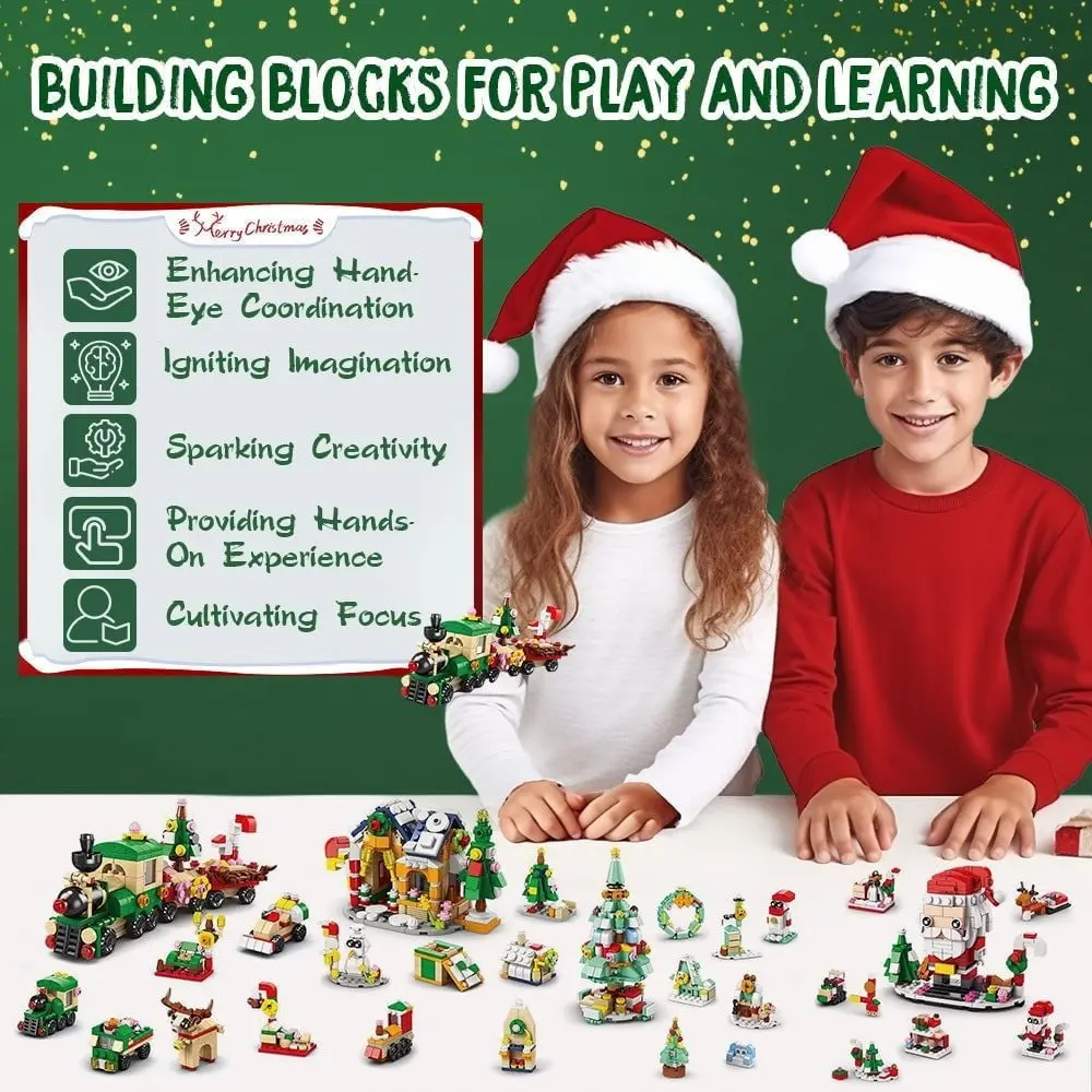 Children building with instructions