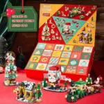 Holiday Countdown Calendar for Kids - Build & Play Christmas Blocks