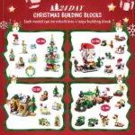 Holiday Countdown Calendar for Kids - Build & Play Christmas Blocks