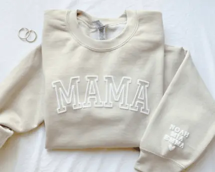 Custom Mama Sweatshirt with Kids’ Names