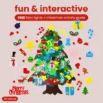 DIY Felt Christmas Tree for Kids 🎄