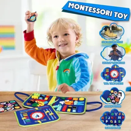 Interactive Felt Activity Board for Kids