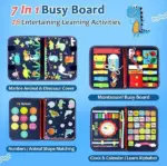 Interactive Felt Activity Board for Kids