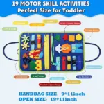 Interactive Felt Activity Board for Kids