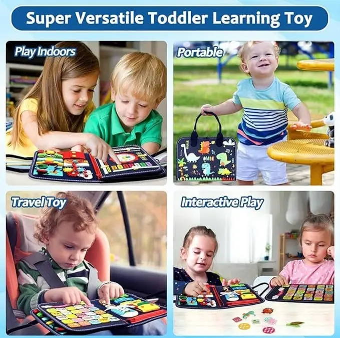 Travel-friendly activity board