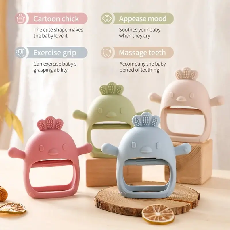 Baby teething glove