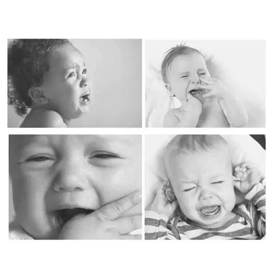 Baby with teething